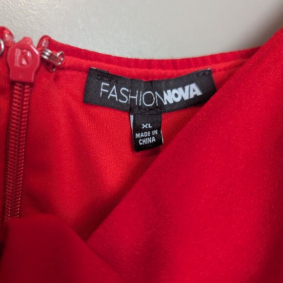 FASHION NOVA Sweet Sayings Mini Dress - Red - Picture 5 of 5